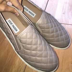 Taupe Slip-on Steve Madden Sneakers